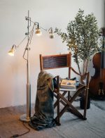 ZROV-FL-002 Vintage Three‑Head Floor Lamp - 图片 16