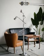 ZROV-FL-002 Vintage Three‑Head Floor Lamp - 图片 11