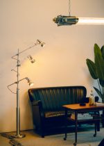 ZROV-FL-002 Vintage Three‑Head Floor Lamp - 图片 9