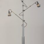 ZROV-FL-002 Vintage Three‑Head Floor Lamp
